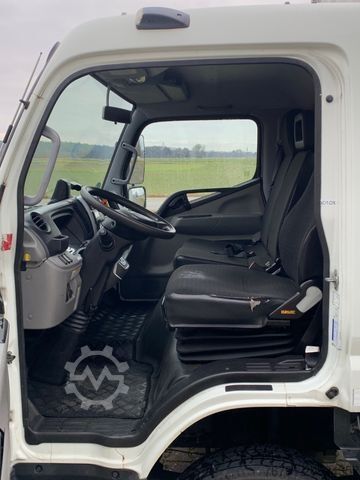 LKW mit Pritsche & Plane MITSUBISHI FUSO Canter 9C18_Autom_Klima_ Schiebeplane_EURO6