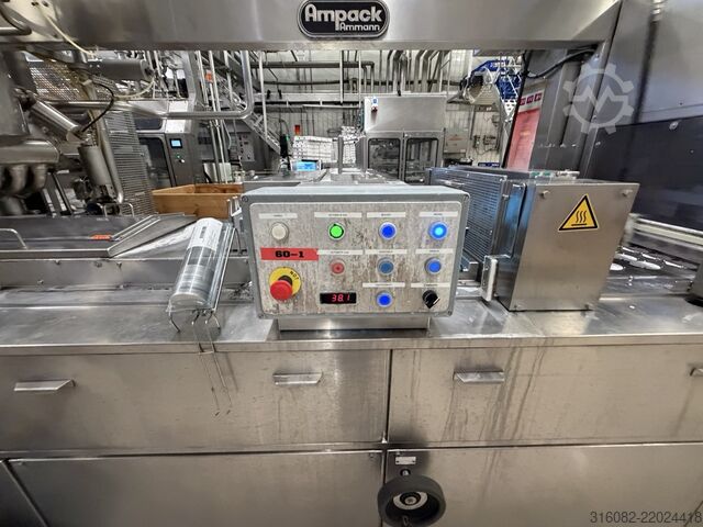 Cup filling machine Ampack Amman AA4 Becherfüllmaschine