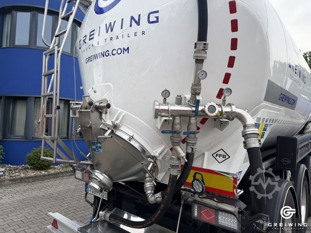 Silo semitrailer FELDBINDER KIP 45.3 Zertifikat von 05/2026