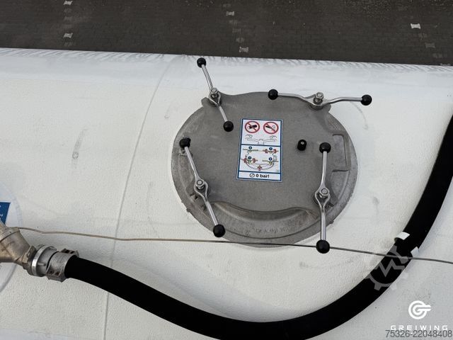 Silo semitrailer FELDBINDER KIP 45.3 Zertifikat von 05/2026