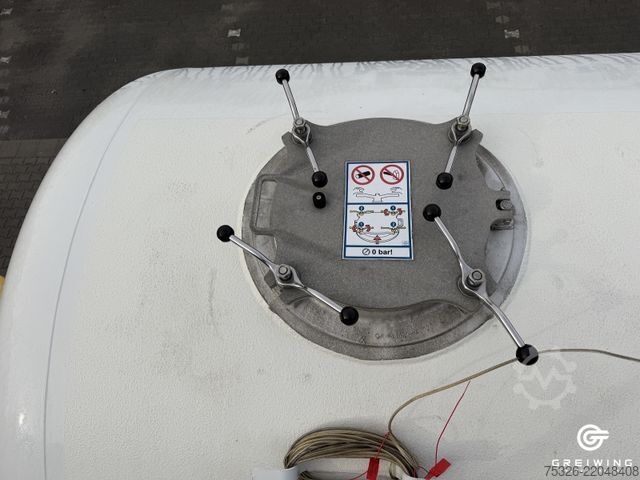 Silo semitrailer FELDBINDER KIP 45.3 Zertifikat von 05/2026