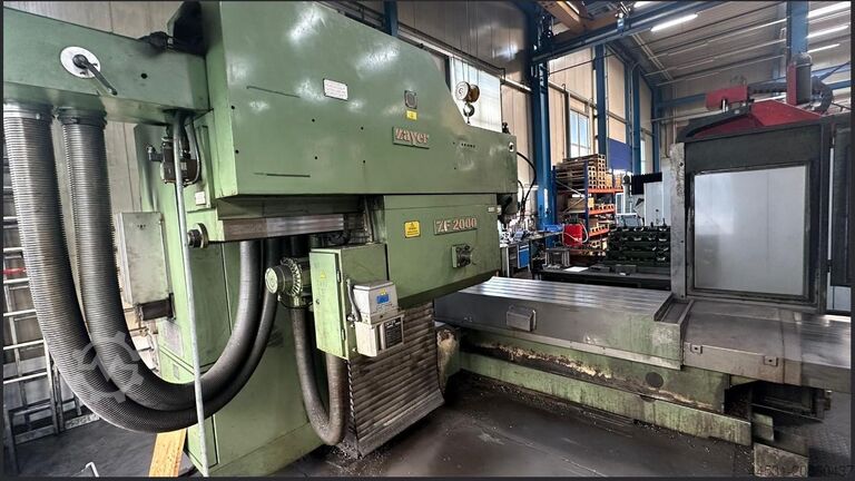 Bettfräsmaschine Zayer ZF 2000