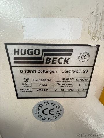 Film packaging machine Hugo Beck flexo 500
