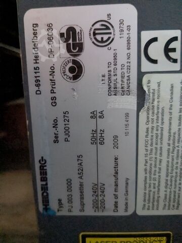 Belichter Heidelberg Suprasetter A52/75AL