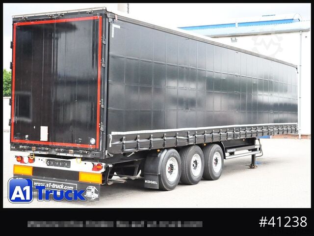 Open semitrailer with tarp KOEGEL S 24 Tautliner, SAF, neue Plane, 139.897km,