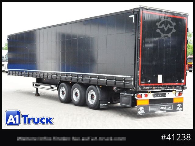 Open semitrailer with tarp KOEGEL S 24 Tautliner, SAF, neue Plane, 139.897km,
