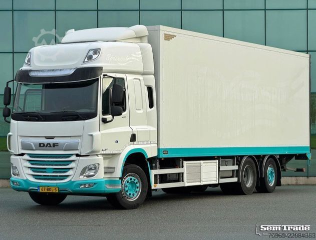 Refrigerated truck DAF CF 450 FAN 6X2 HEIWO BAK 875 x 250 x 275 CM INW.