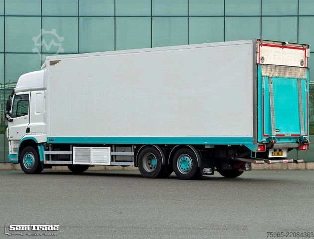 Refrigerated truck DAF CF 450 FAN 6X2 HEIWO BAK 875 x 250 x 275 CM INW.