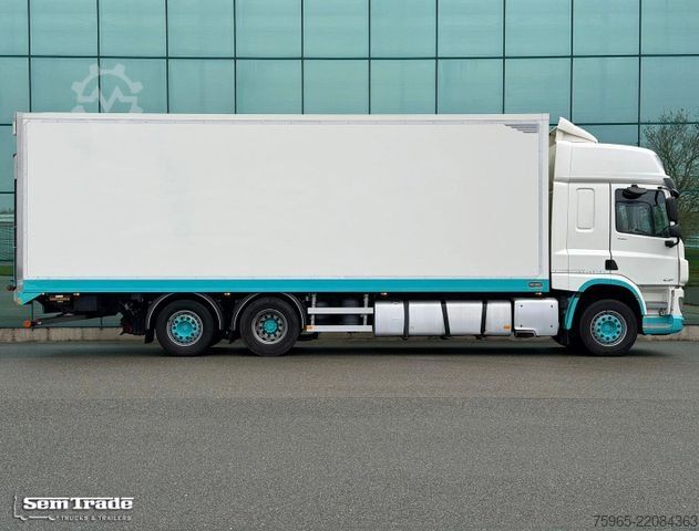 Refrigerated truck DAF CF 450 FAN 6X2 HEIWO BAK 875 x 250 x 275 CM INW.