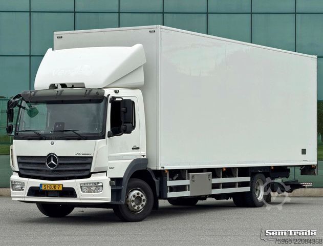 Box truck MERCEDES-BENZ Atego 1221 EURO 6 VAN BEURDEN BAK LAADKLEP KACHE