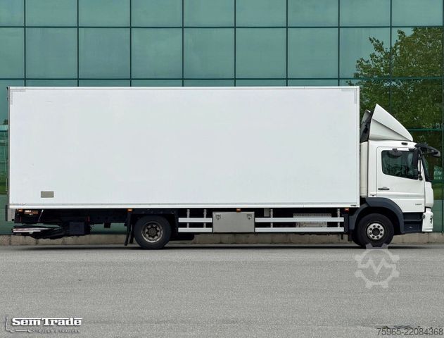 Box truck MERCEDES-BENZ Atego 1221 EURO 6 VAN BEURDEN BAK LAADKLEP KACHE