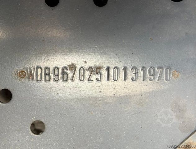 Box truck MERCEDES-BENZ Atego 1221 EURO 6 VAN BEURDEN BAK LAADKLEP KACHE