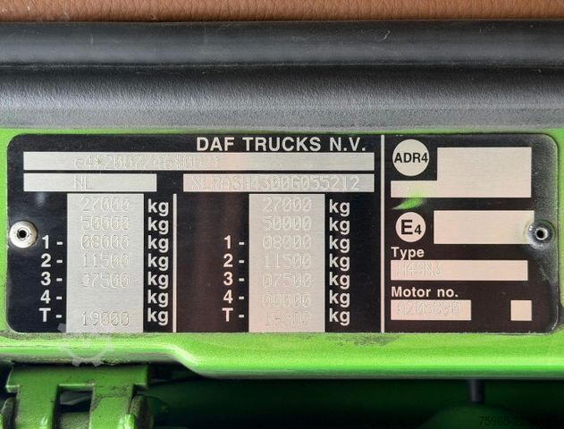 Special purpose truck DAF XF 510 FAN GEÏSOLEERDE BAKKEN ZIJDEUR LAADKLEP K