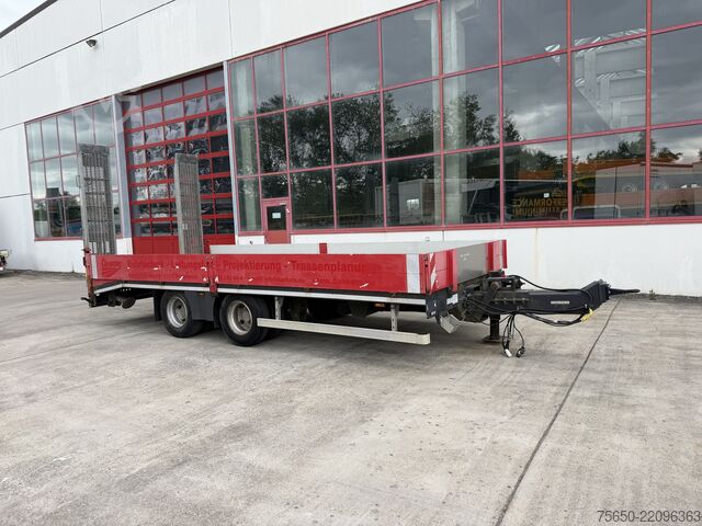 Low loader trailer  tt  19 t Tandemtieflader