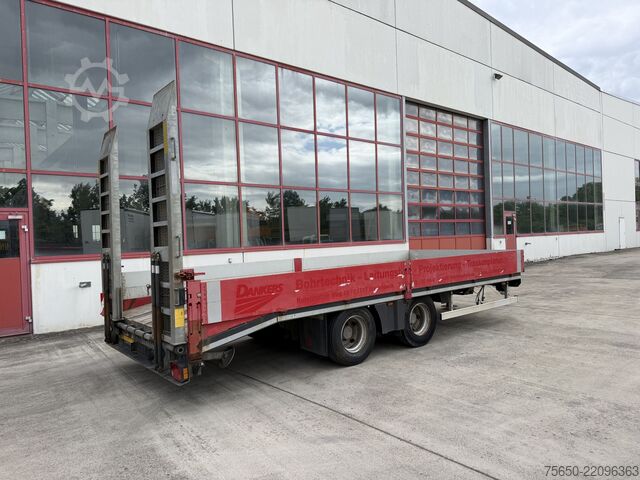 Low loader trailer  tt  19 t Tandemtieflader