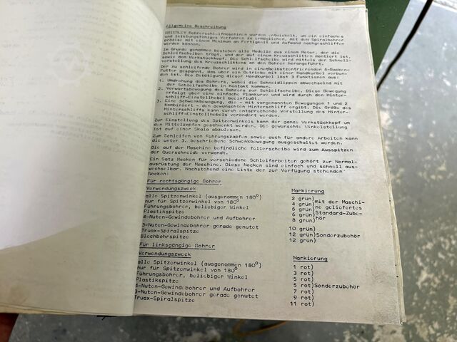 Drill grinder BRIERLEY ZB 32