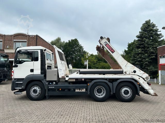 Skip truck MAN 26.420 TGS Multilift Absetzkipper