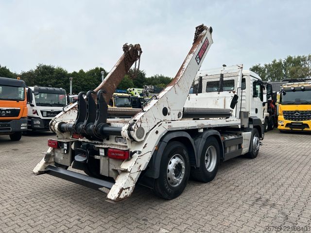 Skip truck MAN 26.420 TGS Multilift Absetzkipper