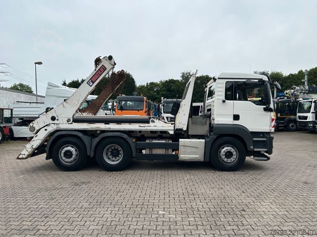 Skip truck MAN 26.420 TGS Multilift Absetzkipper