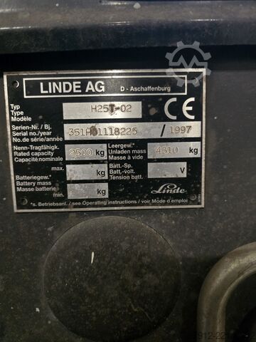 Gabelstapler Linde H25 T-02
