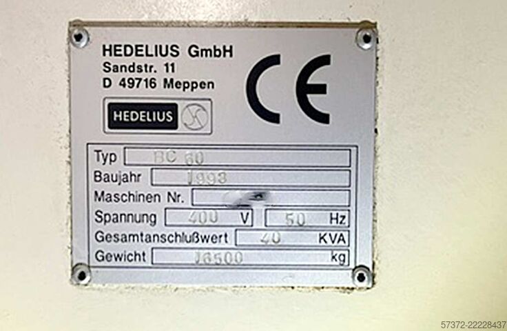 CNC Bearbeitungszentrum Hedelius BC60