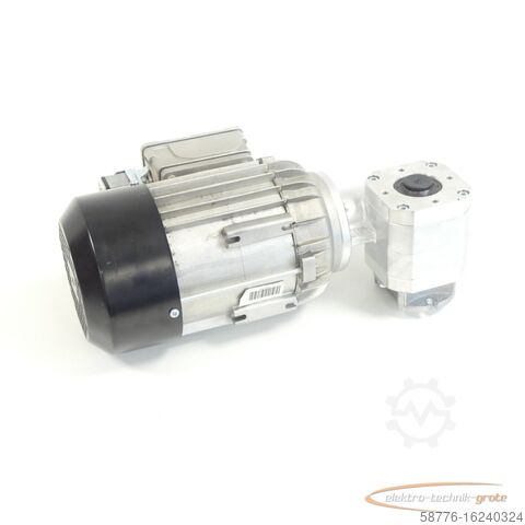 Rexroth motor Rexroth MNR: 3 842 547 992 Motor 3842548306 SN:B15390136 + Aufsteckgetriebe