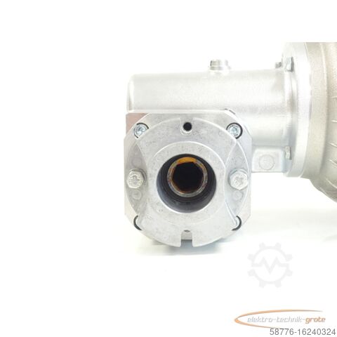 Rexroth motor Rexroth MNR: 3 842 547 992 Motor 3842548306 SN:B15390136 + Aufsteckgetriebe