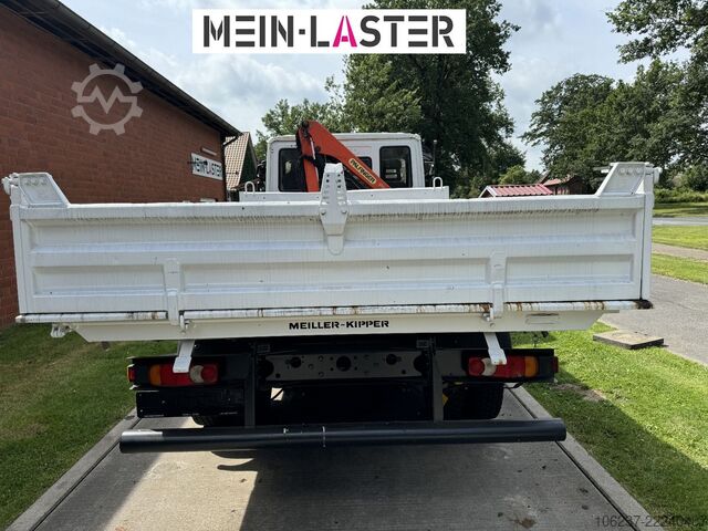 Three-way tipper van IVECO ML75E16 3 S-Kipper Kran PK  9,4m-550 kg Greifer