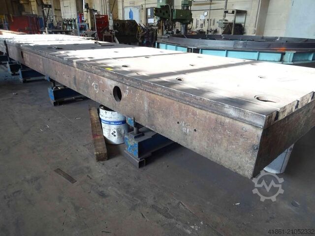 T-Nutenplatte mit Untergestell UNBEKANNT 6000 x 1850