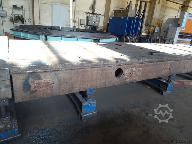 T-Nutenplatte mit Untergestell UNBEKANNT 6000 x 1850