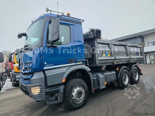 Dreiseitenkipper LKW MERCEDES-BENZ Arocs 2653 / 6X4 / Meiller BORDMATIK / 50mm AHK