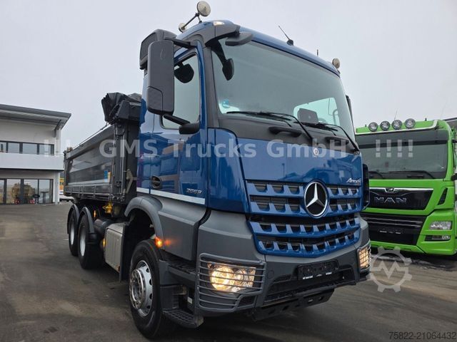 Dreiseitenkipper LKW MERCEDES-BENZ Arocs 2653 / 6X4 / Meiller BORDMATIK / 50mm AHK