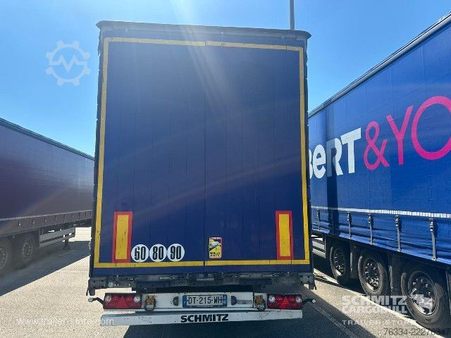 Auflieger mit Pritsche & Plane Schmitz Cargobull Semitrailer Curtainsider Mega