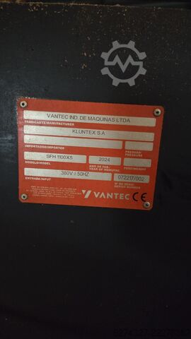 High-production machinery Vantec Geminiana horizontal