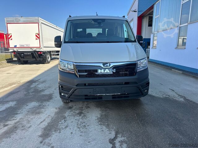 Transporter mit Kipper MAN 3.160 TGE 4x4 Allrad Doka 3Seitenkipper Neuwagen