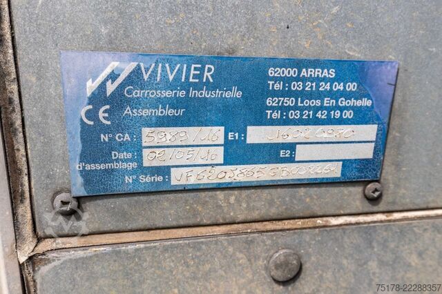 Box body RENAULT D19.320 DXI+DHOLLANDIA 2T.