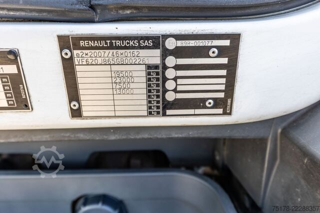 Box body RENAULT D19.320 DXI+DHOLLANDIA 2T.