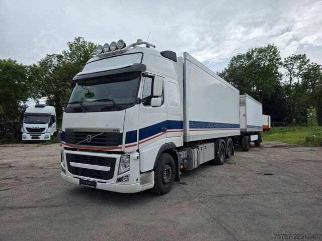 Kühlkoffer-LKW VOLVO FH 480 Kühler mit Kühlanhänger, LBW+Türen