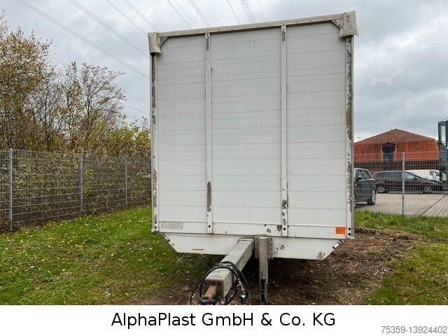 Open trailer with tarp KRUKENMEIER