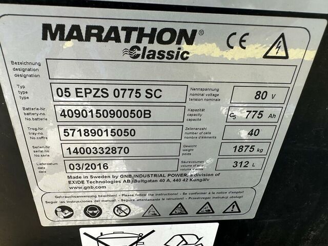 VS-22106 Electric Duplex Forklift Still RX60-25 Fork Spreader STILL RX60-25L