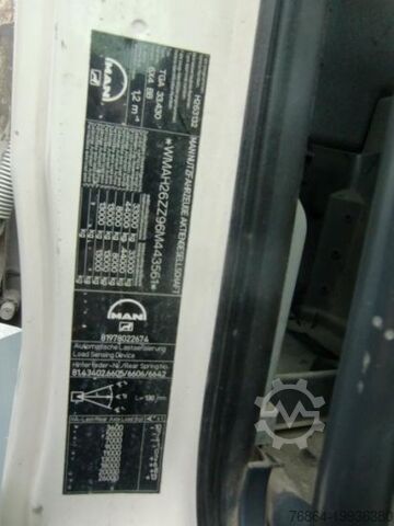 Dreiseitenkipper LKW MAN TGA 33.430 6X4 KIPPER, MANUEL, E4 PALFINGER BLATT-BLATT