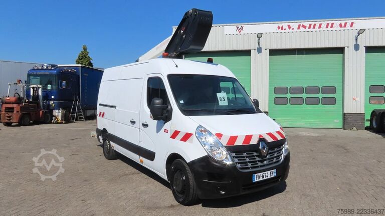 Lifting platform Renault Master 10,5 m,  3 SEATS,   KLUBB, 3500 kg, euro6