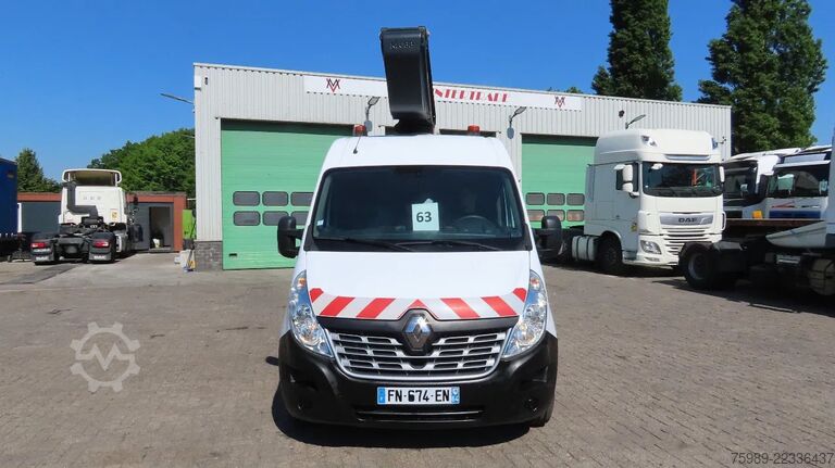 Lifting platform Renault Master 10,5 m,  3 SEATS,   KLUBB, 3500 kg, euro6