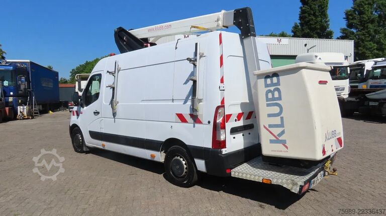Lifting platform Renault Master 10,5 m,  3 SEATS,   KLUBB, 3500 kg, euro6