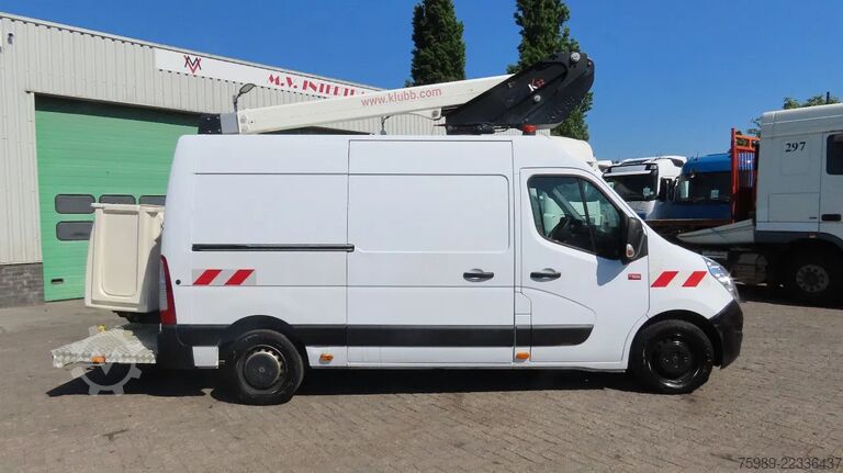 Lifting platform Renault Master 10,5 m,  3 SEATS,   KLUBB, 3500 kg, euro6
