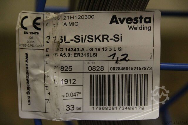 Schweißdraht 1,2 mm Avesta 316L-Si/SKR-Si