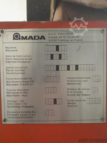 Abkantpresse Amada Promecan HFBO 125/40