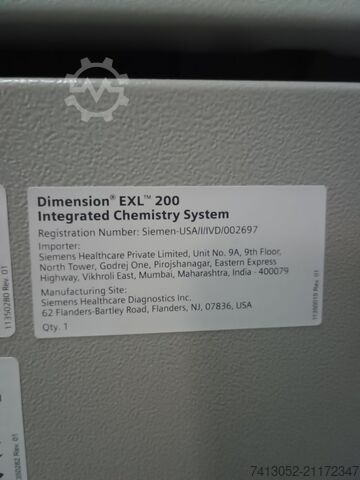 Laboranalysegerät SIEMENS Dimension SIEMENS Dimension EXL 200