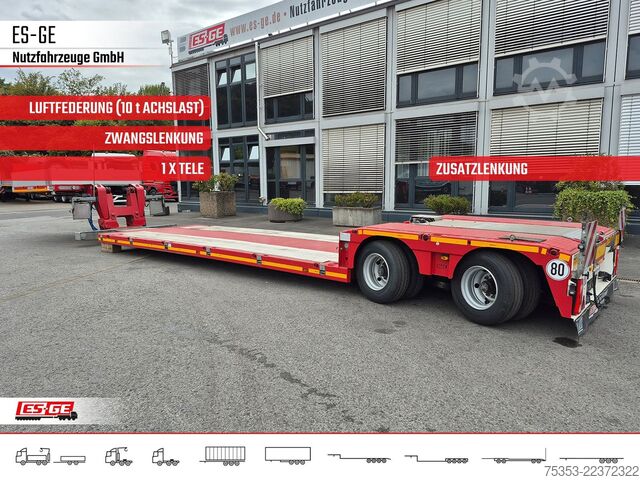 Low loader semitrailer FAYMONVILLE MAX Trailer MAX510 Tiefbett 2x10 t