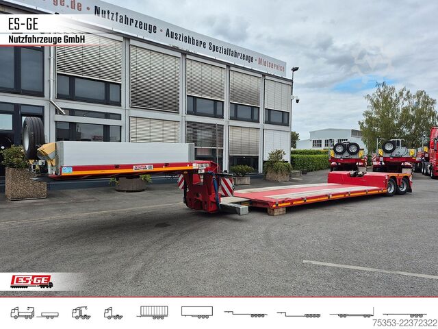 Low loader semitrailer FAYMONVILLE MAX Trailer MAX510 Tiefbett 2x10 t